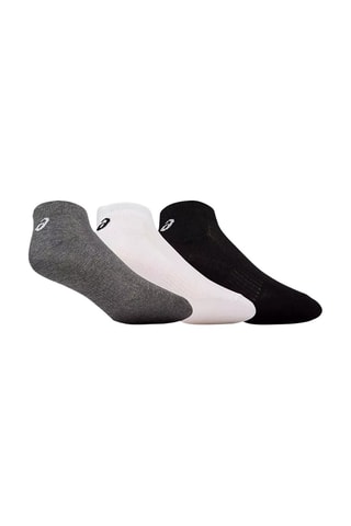 3 paires de socquettes Ped - Blanc et gris foncé