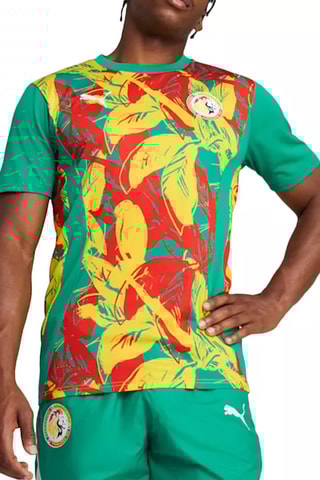 T-shirt Fédération Sénégalaise de Football - Vert et jaune