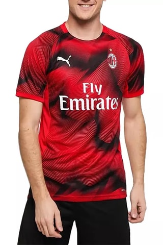 T-shirt de football Fédération de football de l'AC Milan - Rouge