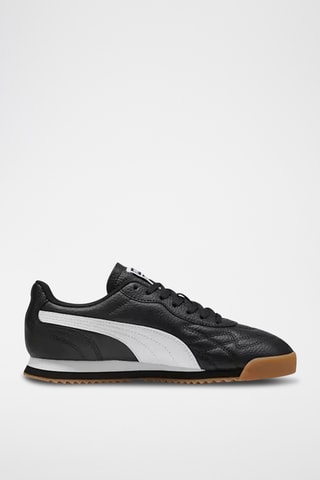 Baskets en cuir Roma Anniversario - Noir et blanc