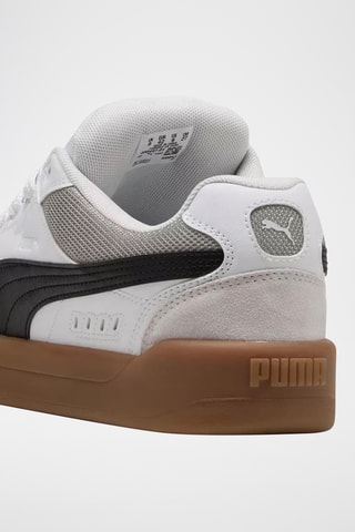 Baskets en cuir Park Lifestyle SK8 - Blanc et noir