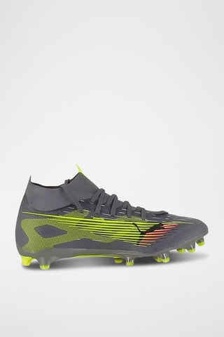 Chaussures de football Ultra 5 Match - Gris foncé et vert clair