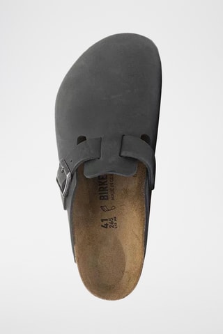 Sabots en cuir Boston - Noir