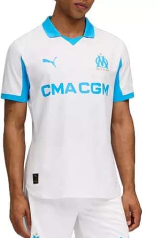 Short de football Olympique de Marseille OM Rep - Blanc