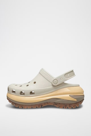 Sabots plateformes Mega Crush Clog - Beige
