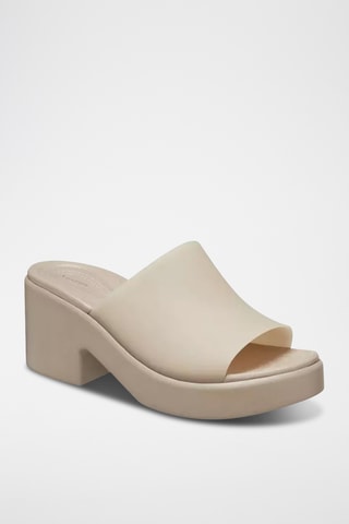 Mules à talons Brooklyn - Taupe