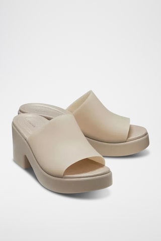 Mules à talons Brooklyn - Taupe