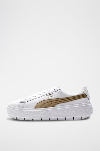 Baskets en cuir Trace - Blanc