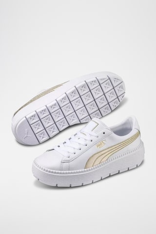 Baskets en cuir Trace - Blanc