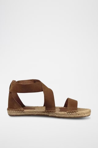 Sandales en nubuck Mila - Marron