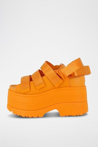 Sandales plateformes Goldenrise - Orange