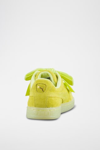 Baskets en nubuck Suede Heart Reset - Jaune