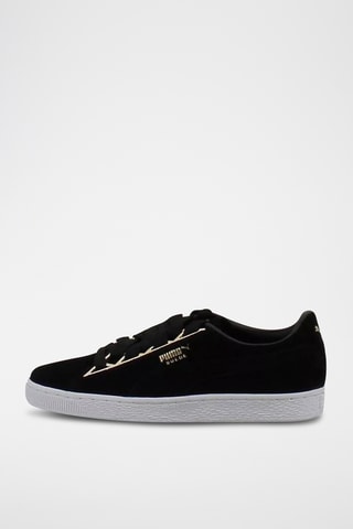 Baskets en nubuck Suede Jewel Metallic - Noir