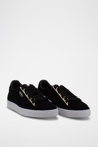 Baskets en nubuck Suede Jewel Metallic - Noir