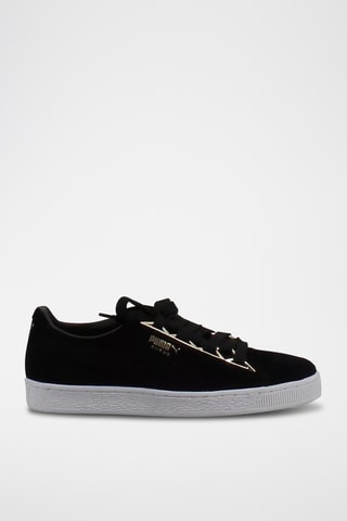 Baskets en nubuck Suede Jewel Metallic - Noir