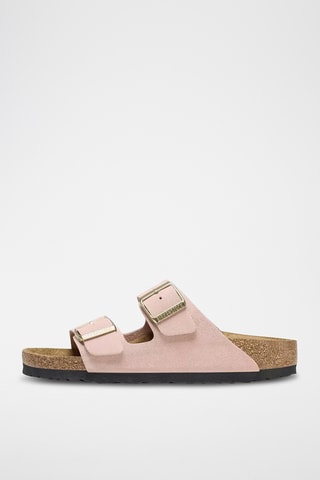 Mules de marche en nubuck Arizona - Rose