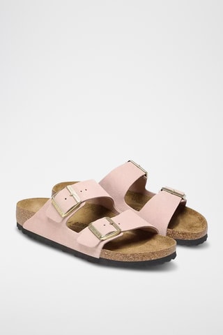 Mules de marche en nubuck Arizona - Rose