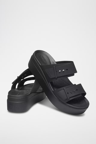 Mules plateformes Brooklyn - Noir