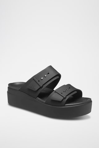 Mules plateformes Brooklyn - Noir