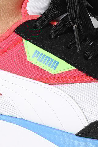 Tennis plateformes Cruise Rider Silk - Blanc et noir