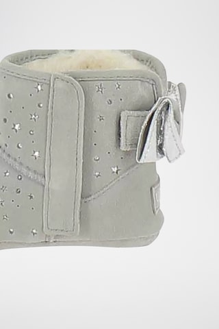 Bottines fourrées en nubuck Jess Bow II - Gris