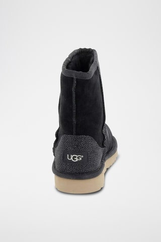 Bottines en nubuck Classic short - Noir