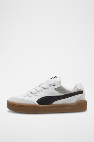 Chaussures de running en cuir Park Lifestyle SK8 - Blanc et noir