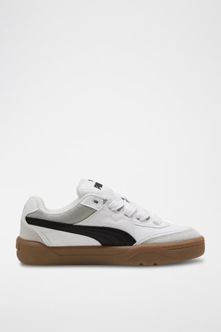 Chaussures de running en cuir Park Lifestyle SK8 - Blanc et noir
