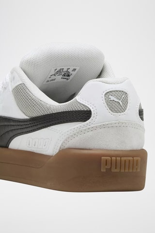 Chaussures de running en cuir Park Lifestyle SK8 - Blanc et noir