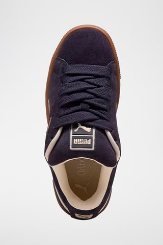 Baskets en nubuck XL - Bleu marine