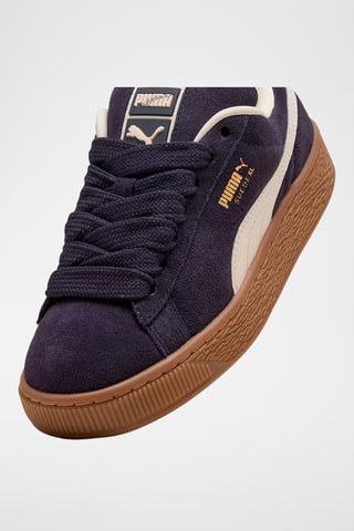 Baskets en nubuck XL - Bleu marine