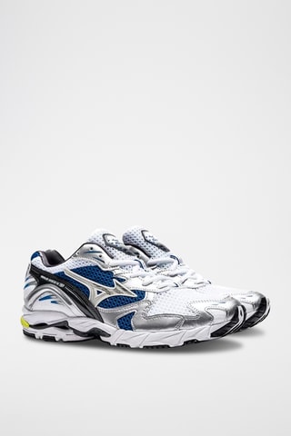 Chaussures de running Wave Rider 10 - Blanc et bleu électrique