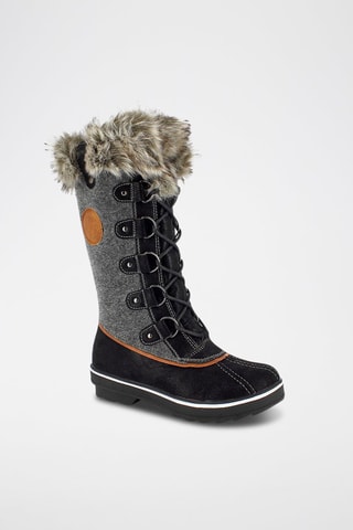 Bottes de neige Capucine - Gris et noir