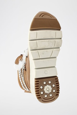 Bottes de neige Alyssia - Camel et blanc