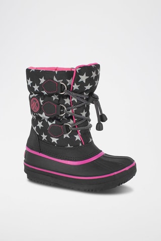 Bottes de neige Naim - Noir et rose