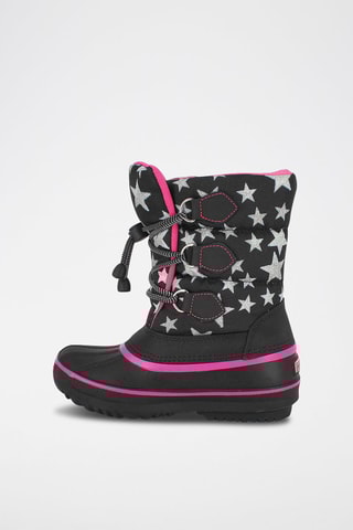 Bottes de neige Naim - Noir et rose