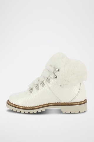 Bottines vernies Vicky - Blanc