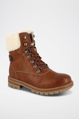 Bottines fourrées Flavie - Marron