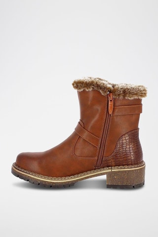 Bottines fourrées Lea - Camel