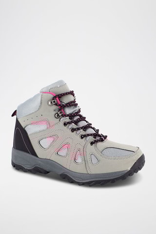 Chaussures de trekking Cervin - Gris clair et fuchsia