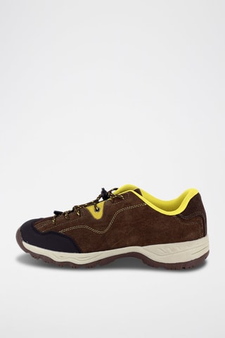 Chaussures outdoor en nubuck Queyra - Marron et jaune