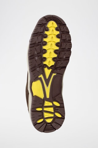 Chaussures outdoor en nubuck Queyra - Marron et jaune