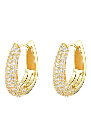 Créoles - Argent doré à l'or fin jaune