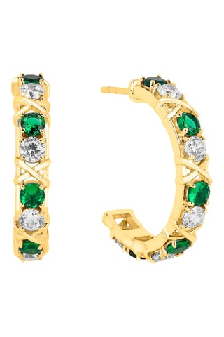 Boucles d'oreilles - Argent et zircons