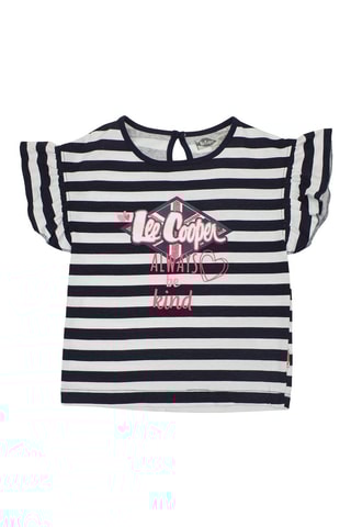 T-shirt en Short - Wit, blauw en roze