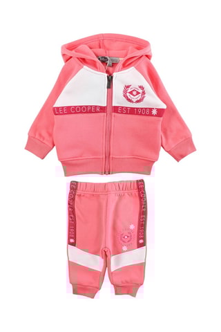 Sweater en Joggingbroek  - Wit en roze