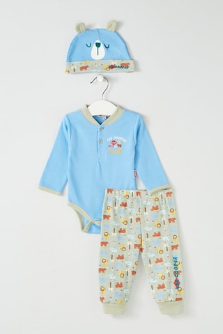 3-delige Set - Blauw