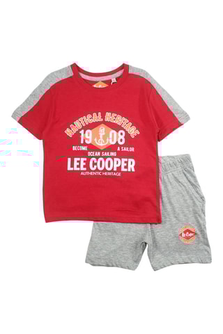 T-shirt en Short - Rood