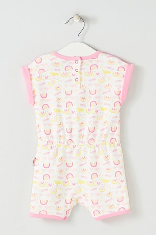 Playsuit - Wit en roze