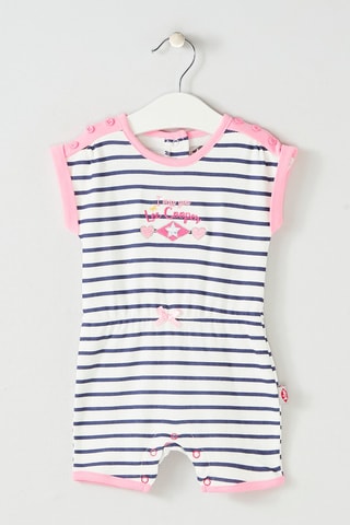 Playsuit - Wit en blauw